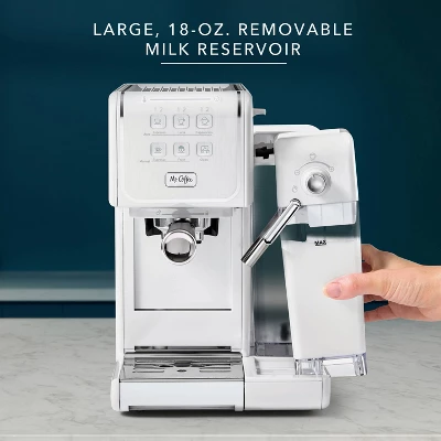 Mr. Coffee® Mr. Coffee OneTouch CoffeeHouse Single-Serve Espresso, Cappuccino & Latte Maker: 12 Oz Capacity, Stainless Steel, Electric 4 Mr. Coffee® Mr. Coffee OneTouch CoffeeHouse Single-Serve Espresso, Cappuccino & Latte Maker: 12 Oz Capacity, Stainless Steel, Electric - Image 2
