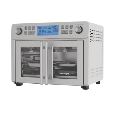 PowerXL SmartSynx 1750W Duplex French Door Toaster Oven And Air Fryer: Stainless Steel Countertop, 25L Capacity 3 PowerXL SmartSynx 1750W Duplex French Door Toaster Oven And Air Fryer: Stainless Steel Countertop, 25L Capacity