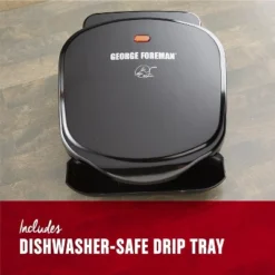 George Foreman GR10B 2-Serving Classic Plate Electric Indoor Grill And Panini Press, Black 12 George Foreman GR10B 2-Serving Classic Plate Electric Indoor Grill And Panini Press, Black -Target KitchenAid GUEST 989f60f7 0a06 4f6b a62e 4c423761c021