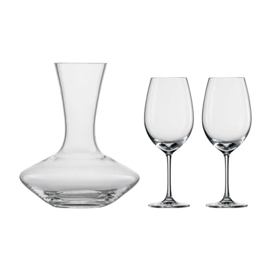 Schott Zwiesel 3pc Wine Lovers Decanter And Glass Serving Set: Dishwasher-Safe Glassware For Wine Enthusiasts 6 Schott Zwiesel 3pc Wine Lovers Decanter And Glass Serving Set: Dishwasher-Safe Glassware For Wine Enthusiasts - Image 4