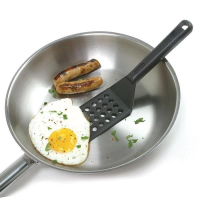 Norpro 10" My Favorite Beveled Heat Resistant Nylon Turner Spatula W/ Holes 4 Norpro 10" My Favorite Beveled Heat Resistant Nylon Turner Spatula W/ Holes - Image 2