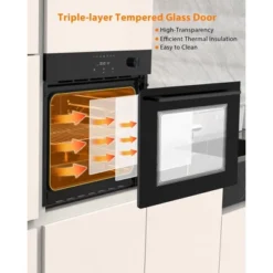 Single Wall Oven 24", Built-in Electric Ovens, 3000W, 240V, 2.5Cu.ft Convection Built-in Oven, Stainless Steel, Touch Screen -Target KitchenAid GUEST 993a1d2b ee1b 4e88 a990 7fc152bac87c