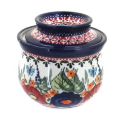 Blue Rose Polish Pottery 1512 Zaklady French Butter Dish -Target KitchenAid GUEST 99a1c274 ceb4 46f5 93ca 24a7a65ab7eb
