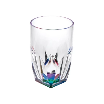 Rainbow Diamond Acrylic Glasses Drinking Set Of 4 Hi Ball (17oz), Plastic Drinking Glasses, BPA Free, Drinkware Set, Drinking Water Glasses 7 Rainbow Diamond Acrylic Glasses Drinking Set Of 4 Hi Ball (17oz), Plastic Drinking Glasses, BPA Free, Drinkware Set, Drinking Water Glasses - Image 5