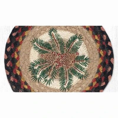 Earth Rugs Pinecone Red Berry Round Trivet – Rustic Woodland Kitchen Hot Pad 10"x10" 3 Earth Rugs Pinecone Red Berry Round Trivet – Rustic Woodland Kitchen Hot Pad 10"x10"