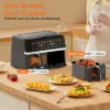 WHALL Dual Basket Digital Air Fryer Oven With View Windows, 10 Qt Baskets, 1800W -Target KitchenAid GUEST 9ae80202 caca 4065 9787 1345faa64fc1