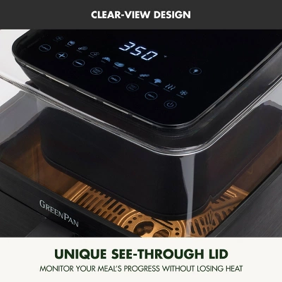 GreenPan Bistro 7qt 360 Clear View Air Fryer 5 GreenPan Bistro 7qt 360 Clear View Air Fryer - Image 3