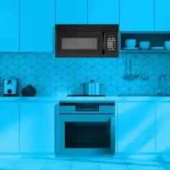 Element EM1601RQCB 1.6 Cu. Ft. Black Over-the-Range Microwave -Target KitchenAid GUEST 9b43924a e406 4cf1 ad76 71e702d966ad