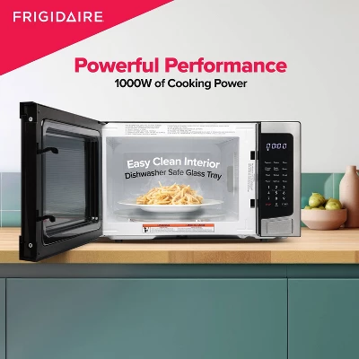 Frigidaire 1000W 1.1CF Countertop Microwave Oven Stainless Steel Finish: 10 Speeds, ETL Listed, 1 Year Warranty 5 Frigidaire 1000W 1.1CF Countertop Microwave Oven Stainless Steel Finish: 10 Speeds, ETL Listed, 1 Year Warranty - Image 3