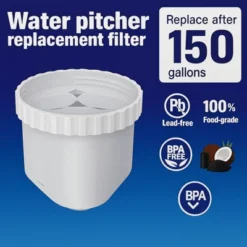 Nispira Water Pitcher Filter Replacement For Epic Pure, Seychelle, Aquagear Dispenser 150 Gallon. 6 Packs -Target KitchenAid GUEST 9c45055c c3d6 45bb 9e99 3a87eb17d104 1