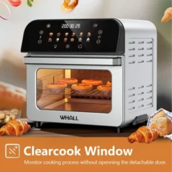 WHALL 12QT Touchscreen Air Fryer Oven With 12 Pre-set Cooking Menus, Clear Viewing Window, Up To 95% Less Oil For Healthier, Convenient Meals 12 WHALL 12QT Touchscreen Air Fryer Oven With 12 Pre-set Cooking Menus, Clear Viewing Window, Up To 95% Less Oil For Healthier, Convenient Meals -Target KitchenAid GUEST 9c84518e 15c9 4709 80b3 158c72bec570