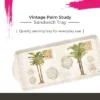 Pimpernel Vintage Palm Study Sandwich Tray - Rectangular Melamine Snack Tray With Tropical Botanical Palm Design - Dishwasher Safe Serving Platter -Target KitchenAid GUEST 9cd15b36 ee16 497b ae14 0dced14b1b30