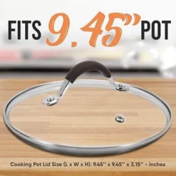 NutriChef Dutch Oven Tempered Glass Pot Lid - 9.45 Inch - Stainless Rim - Oven Safe 9 NutriChef Dutch Oven Tempered Glass Pot Lid - 9.45 Inch - Stainless Rim - Oven Safe -Target KitchenAid GUEST 9cec054d c343 42dc 8c83 d863b9e5c38d