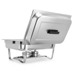 MegaChef 9.5 Quart Foldable Stainless Steel Professional Chafing Dish/Food Warmer/Buffet Server Serving Trays, Set Of 2 16 MegaChef 9.5 Quart Foldable Stainless Steel Professional Chafing Dish/Food Warmer/Buffet Server Serving Trays, Set Of 2 -Target KitchenAid GUEST 9d014540 1abf 446f 9e35 46a6f5b17a6f