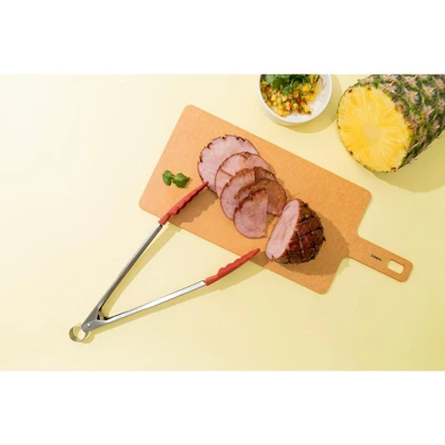 Cuisipro 12 Inch Stainless Steel Silicone Locking Tongs, Red 4 Cuisipro 12 Inch Stainless Steel Silicone Locking Tongs, Red - Image 2