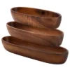 MegaChef 3 Piece Acacia Wood Oval Serving Bowls In Assorted Sizes -Target KitchenAid GUEST 9d90c1c8 c0c7 40a5 a42a 25777e877a90