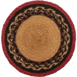 Cumberland Stenciled Moose Jute Trivet 8