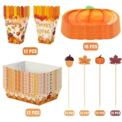 Racxily 134 Pcs Thanksgiving Party Tableware Set Include Pumpkin Paper Plates Popcorn Boxes Food Trays 20 Racxily 134 Pcs Thanksgiving Party Tableware Set Include Pumpkin Paper Plates Popcorn Boxes Food Trays -Target KitchenAid GUEST 9e11f722 9c8d 4b0a a362 118dfa2a79a4