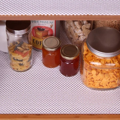 Con-Tact Brand Grip Premium Non-Adhesive Shelf Liner- Thick Grip White (18''x 8'): Drawer & Cabinet Liners 4 Con-Tact Brand Grip Premium Non-Adhesive Shelf Liner- Thick Grip White (18''x 8'): Drawer & Cabinet Liners - Image 2