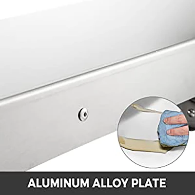 VEVOR Concession Shelf 48L X 12W Inch Stainless Steel Drop Down Folding Serving Food Shelf Stand Serving For Concession Trailer Serving Window,Silver 4 VEVOR Concession Shelf 48L X 12W Inch Stainless Steel Drop Down Folding Serving Food Shelf Stand Serving For Concession Trailer Serving Window,Silver - Image 2