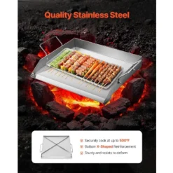 VEVOR Stainless Steel Griddle, 18x16 Inch Universal Flat Top Rectangular Plate, Gas Grill Griddle For BBQ Grill, Teppanyaki, Silver 11 VEVOR Stainless Steel Griddle, 18x16 Inch Universal Flat Top Rectangular Plate, Gas Grill Griddle For BBQ Grill, Teppanyaki, Silver -Target KitchenAid GUEST 9f0e4913 1875 410f 8fd1 5b892753f8db
