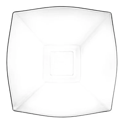 Posh Setting Square Fancy Clear Serving Bowl - 32 Oz. - 4 Pack 8 Posh Setting Square Fancy Clear Serving Bowl - 32 Oz. - 4 Pack - Image 6