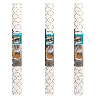 Duck EasyLiner Smooth Top Non-Adhesive Shelf And Drawer Liner, Taupe Quatrefoil 11 Duck EasyLiner Smooth Top Non-Adhesive Shelf And Drawer Liner, Taupe Quatrefoil - Image 9