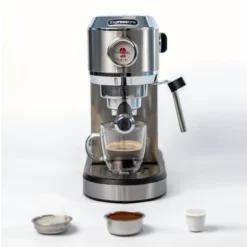 Espressione 3-in-1 Plastic/Metal Espresso Maker Stainless Steel Finish: Electric Coffee Machine For Ground, Capsules & Pods 20 Espressione 3-in-1 Plastic/Metal Espresso Maker Stainless Steel Finish: Electric Coffee Machine For Ground, Capsules & Pods -Target KitchenAid GUEST 9f399bc3 3f68 44d9 97b5 d54387c8b16a