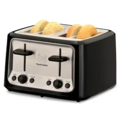 Toastmaster 4-Slice Cool Touch Toaster, Black With Stainless 15 Toastmaster 4-Slice Cool Touch Toaster, Black With Stainless -Target KitchenAid GUEST 9f41f561 2901 44ad be1a 0df377cb17c9