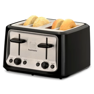 Toastmaster 4-Slice Cool Touch Toaster, Black With Stainless 9 Toastmaster 4-Slice Cool Touch Toaster, Black With Stainless - Image 7