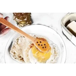 Talisman Designs Beechwood Honey Spreader & Dipper, Honey Bee Collection