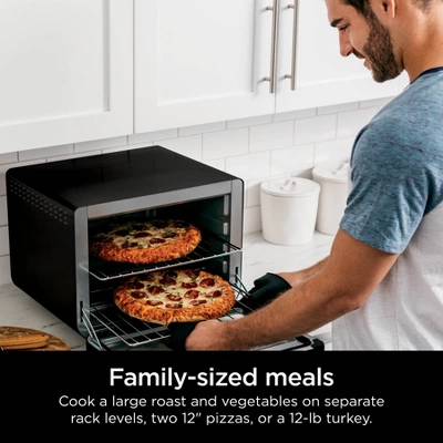 Ninja Foodi 8-in-1 XL Pro Air Fry Oven DT202BK: Toaster Oven, 1800W, Dishwasher-Safe, Black, Includes Wire Rack & Recipes 4 Ninja Foodi 8-in-1 XL Pro Air Fry Oven DT202BK: Toaster Oven, 1800W, Dishwasher-Safe, Black, Includes Wire Rack & Recipes - Image 2