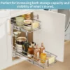 LOVMOR 2 Tier Pull Out Cabinet Organizer 10½" W X 21½" D, Slide Out Drawers With Wooden Handle, Sliding Shelves Organization 1 LOVMOR 2 Tier Pull Out Cabinet Organizer 10½" W X 21½" D, Slide Out Drawers With Wooden Handle, Sliding Shelves Organization -Target KitchenAid GUEST a058fca3 e015 48c3 9ce0 331eabe176f7