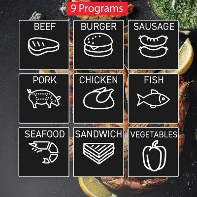 T-Fal OptiGrill Indoor Electric Grill With Removable, Dishwasher Safe Nonstick Plates 9 T-Fal OptiGrill Indoor Electric Grill With Removable, Dishwasher Safe Nonstick Plates - Image 7