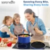 SereneLife Home Kitchen Cookware Set – 15-Piece Non-Stick Pots & Pans Set With Heat Resistant Lacquer Finish -Target KitchenAid GUEST a09c1a0c eb6a 4a89 a199 629d5f160cdf