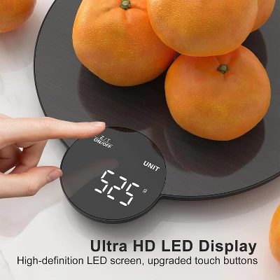 Ultrean 1g/0.1oz Precision Food Scale, HD LED Display Digital Kitchen Scale, Stainless Steel, 11lb Capacity For Cooking Baking 4 Ultrean 1g/0.1oz Precision Food Scale, HD LED Display Digital Kitchen Scale, Stainless Steel, 11lb Capacity For Cooking Baking - Image 2