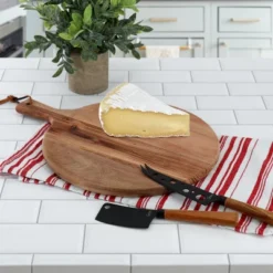 Gibson Elite 3 Piece Acacia Wood Charcuterie Serving Board And Cheese Knife Set In Brown 10 Gibson Elite 3 Piece Acacia Wood Charcuterie Serving Board And Cheese Knife Set In Brown -Target KitchenAid GUEST a0cd4503 3632 4215 ac93 7bdeb14fe59b