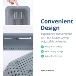 Over The Sink Colander Strainer Basket - Wash Vegetables And Fruits, Drain Cooked Pasta And Dry Dishes 10 Over The Sink Colander Strainer Basket - Wash Vegetables And Fruits, Drain Cooked Pasta And Dry Dishes -Target KitchenAid GUEST a0eac689 1ba2 47cc bbee e174aa02bbd0