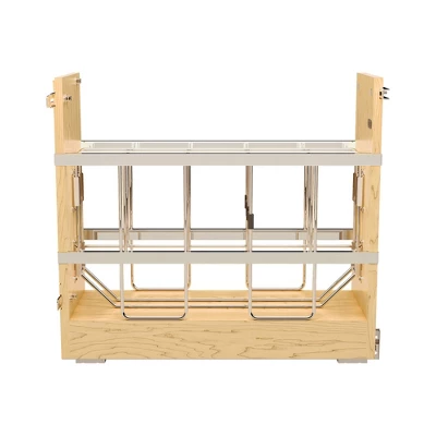 Rev-A-Shelf 447-BCBBSC-5C 5 Inch Wood Bakeware Pull Out Kitchen Storage Organizer With 100 Pound Ball-Bearing Soft Close Slides 4 Rev-A-Shelf 447-BCBBSC-5C 5 Inch Wood Bakeware Pull Out Kitchen Storage Organizer With 100 Pound Ball-Bearing Soft Close Slides - Image 2