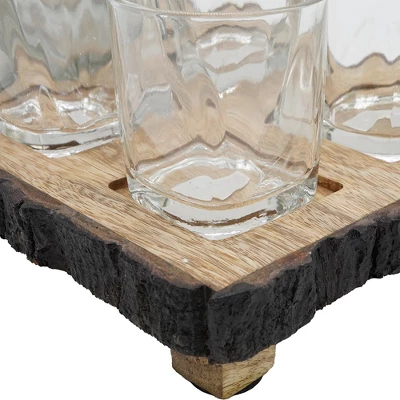S/6 Alaine Bar Set With Mango Wood Stand 14 S/6 Alaine Bar Set With Mango Wood Stand - Image 12