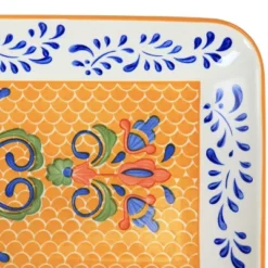 Laurie Gates Hand Painted Tierra Stoneware Serving Platter -Target KitchenAid GUEST a1572cab bd14 488c b8bd 33c82d7485f0