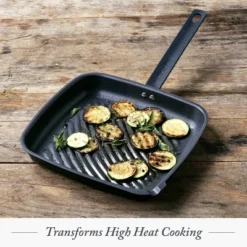 Merten & Storck 12"x10" Pre Square Grill Pan: Cast Iron, Steel Handle, Induction Compatible, Hand Wash Only -Target KitchenAid GUEST a166a0e0 bc83 4aa8 b9c7 5a537b49dc73