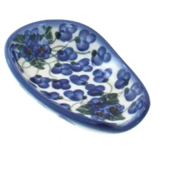 Blue Rose Polish Pottery 55d WR Unikat Small Spoon Rest -Target KitchenAid GUEST a16fb3e8 edf7 4a27 bbf6 69dd61a1e001