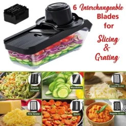 Brentwood All-in-One Food And Vegetable Chopper, Mandoline Slicer, And Cheese Grater With 4.25-Cup Storage, Black 11 Brentwood All-in-One Food And Vegetable Chopper, Mandoline Slicer, And Cheese Grater With 4.25-Cup Storage, Black -Target KitchenAid GUEST a19ab05e 11e8 4ffe 81f4 8d09659ff92d