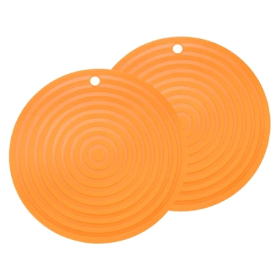 Unique Bargains Round Heat Resistant Silicone Trivet Mat With Hang Hole 2 Pcs 15 Unique Bargains Round Heat Resistant Silicone Trivet Mat With Hang Hole 2 Pcs - Image 13