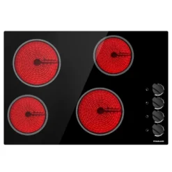 GASLAND CH77BS 30 Inches 4 Burners Built-in Ceramic Electric Cooktop, 240 V 6000 W, Knob Control -Target KitchenAid GUEST a2229ed7 d7af 4d4b 9146 e89860f79c89