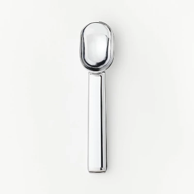Ice Cream Scoop Silver - Figmint™: Zinc Alloy, Dishwasher-Safe, 7.6" Length, 5.05" Handle, Figmint Kitchen Tool 6 Ice Cream Scoop Silver - Figmint™: Zinc Alloy, Dishwasher-Safe, 7.6" Length, 5.05" Handle, Figmint Kitchen Tool - Image 4
