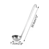 Unique Bargains Stainless Steel Ergonomic Handle Heat Resistance Non-Stick Soup Ladle 12'' X 2.8'' Silver Tone 1 Pc -Target KitchenAid GUEST a252e9b2 4b78 4826 bab4 46e35a81e7bf