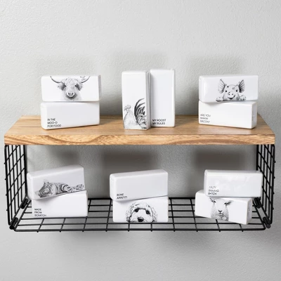 Pavilion Gift Company - My Roost My Rules - Rooster - Salt And Pepper Shaker - Stoneware Set Farm Animals Farmhouse 6 Pavilion Gift Company - My Roost My Rules - Rooster - Salt And Pepper Shaker - Stoneware Set Farm Animals Farmhouse - Image 4