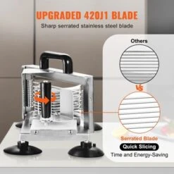 VEVOR Commercial Tomato Slicer, 3/16 Inch Tomato Cutter Slicer, Stainless Steel Heavy Duty Tomato Slicer Machine, Manual Tomato Slicer -Target KitchenAid GUEST a266e12e ae64 4e06 a8dc 8f1a3639fcbd
